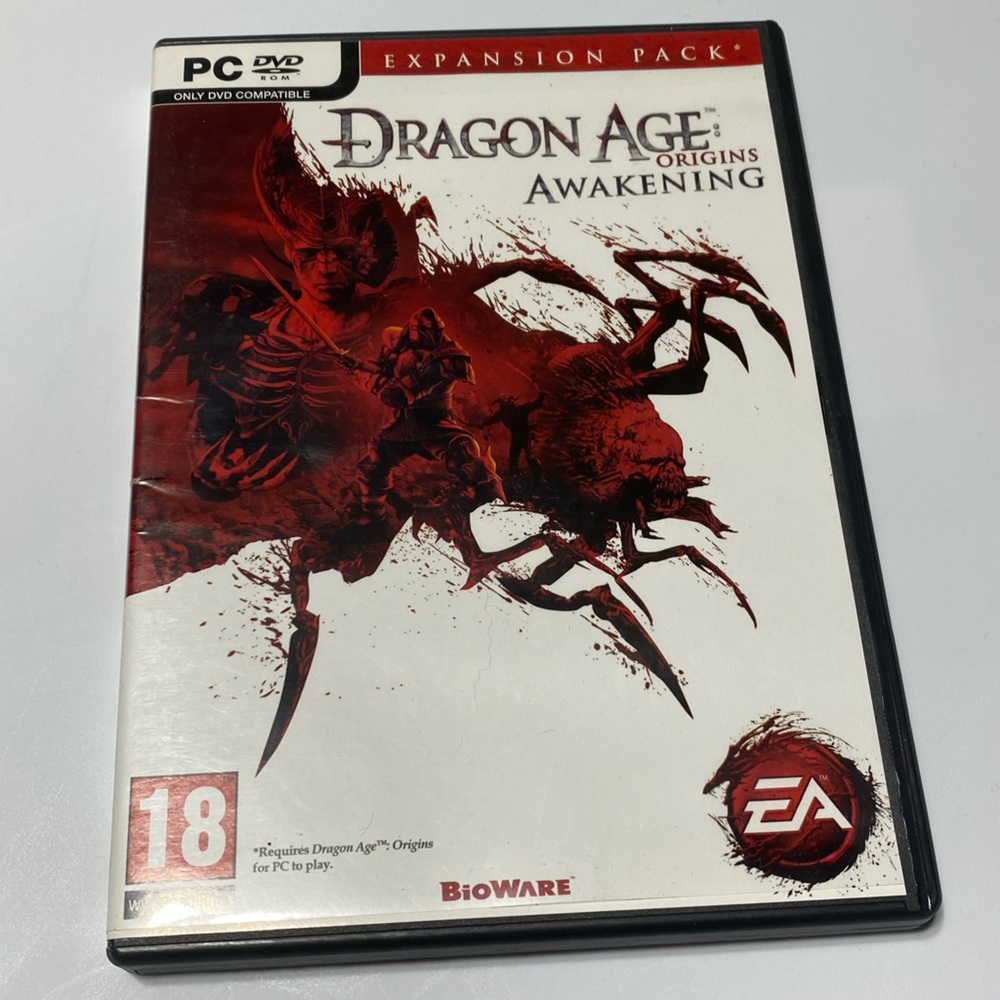Dragon Age Origins Awakening 2010 PC Game Expansion Pack Complete -Mint Disk